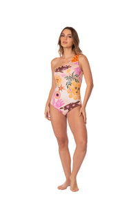 Renacer One Shoulder One Piece - Ivory